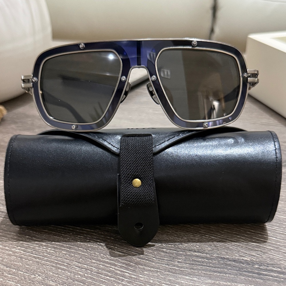 DITA Blue and Silver Designer Sunglasses